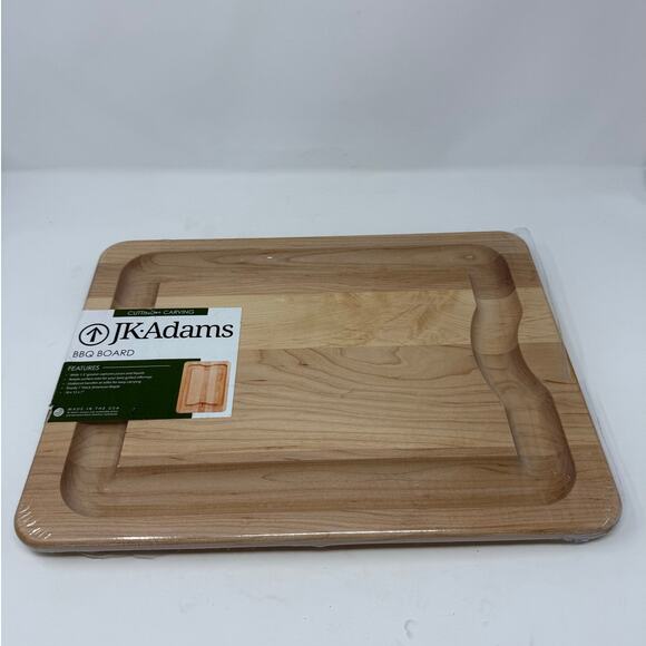 J K Adam’s Cutting Board - Charcuterie - BBQ Cutting & Carving -Maple-Brand New - Picture 3 of 5